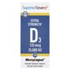 D3, Extra Strength, 125 mcg (5,000 IU), 100 MicroLingual® Instant Dissolve