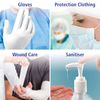 Meditrade | NextGen, Nitrile Examination Gloves, Medium, N/S, P/F, Blue, x100 M