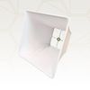 Royal Designs Square Bell Basic Lamp Shade, White, 6 x 12 x 10.5