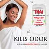 2-PACK Thai Crystal Deodorant Salt Stone - Clinically Tested, Dermatologist Approved - Natural Unscented Aluminum-Free for Women Men & Teens