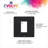 BG Electrical Evolve Single Touch Dimmer Switch, 2-Way Master, 200W, Matt Black