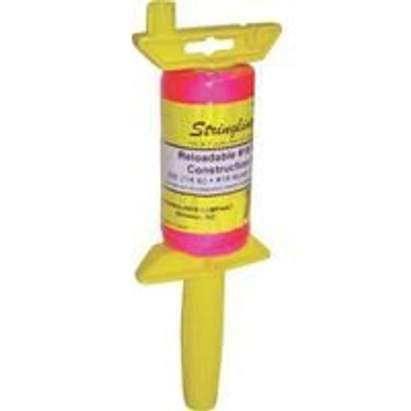 Stringliner 25162 1/8" Lb Braided Pink NylonPro ReelReloadable Construction Ln