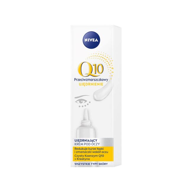 NIVEA Q10 VERARBEITUNG Kräftigende Anti-Falten-Augencreme, 15ml