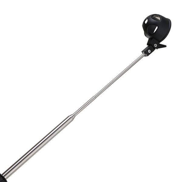 Xrten Golf Ball Retriever aus Edelstahl,Einziehbare Golfball Pick up Golf Ball Scoop Grabber(Schwarz)