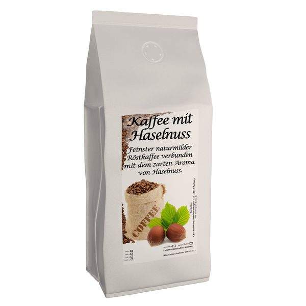 Aromakaffee - Aromatisierter Kaffee - Haselnuss 200g - Frisch Gemahlen Und Von Uns Geröstet