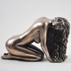 O Tupton Bronze Sculpture, Crystal,Wood