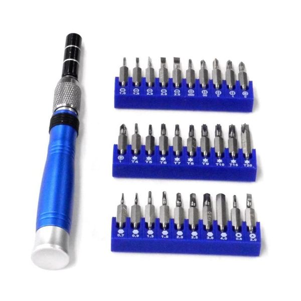 WIZ'A Arkland Sakamoto Replacement Precision Screwdriver Set, 32 PCS SDV-32B
