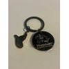 Not Today Mugglefucker Black Keychain HARRY POTTER