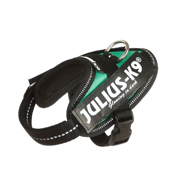 Julius-K9, 16IDC-GG-B1, IDC Powerharness, dog harness, Size: Baby 1, Grass Green