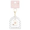 Soft Mokomocha [Key Ring] Wobbling Acrylic Key Chain/Cream