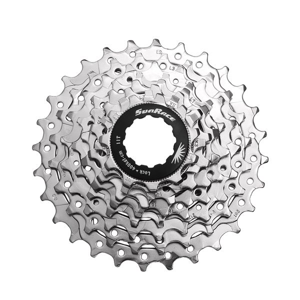SunRace 8-Speed Cassette - Metallic, 12-25T