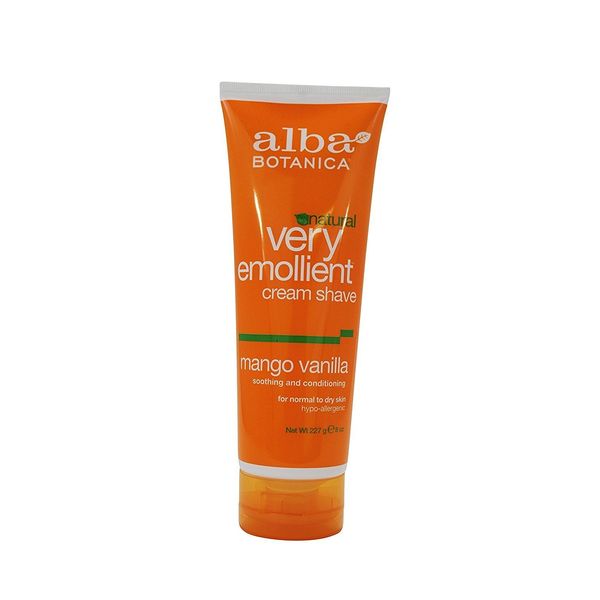 ALBA BOTANICA CREAM SHAVE,MANGO VANILLA, 8 OZ