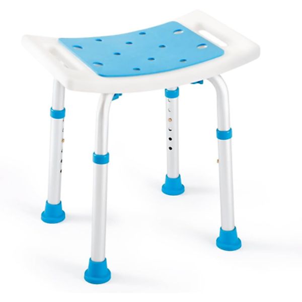 FSA/HSA Eligible Shower Stool 350Lbs Bath Seat Chair, Tool-Free Assembly Height