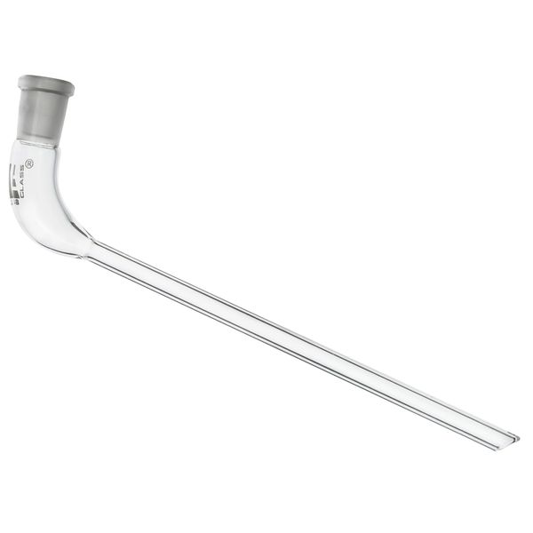 EISCO Receiver Delivery Adaptor, Long Stem - Socket Size: 10/19 - Borosilicate 3.3 Glass