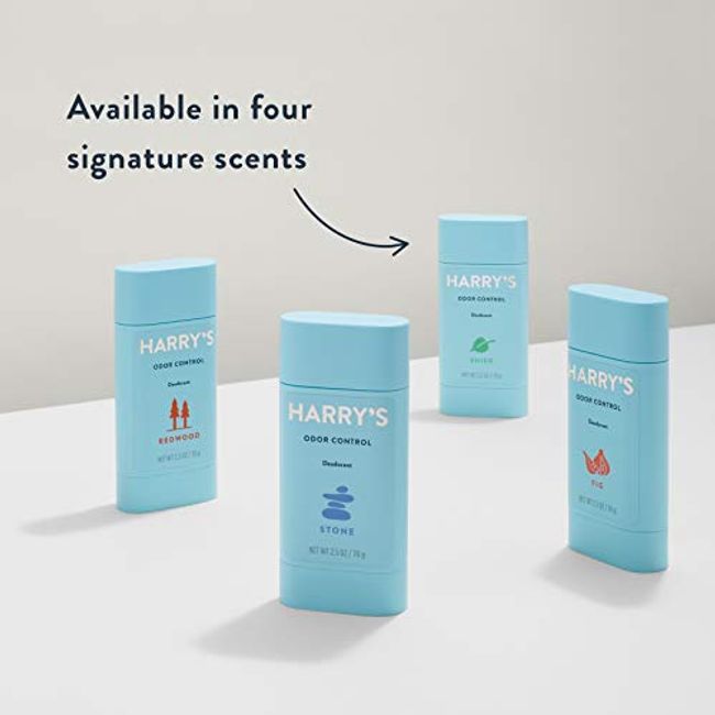 Harry's Men's Deodorant - Odor Control Deodorant - Aluminum-Free - Variety Pack - Stone, Shiso, Redwood, 2.5 Ounce (Pack of 3)