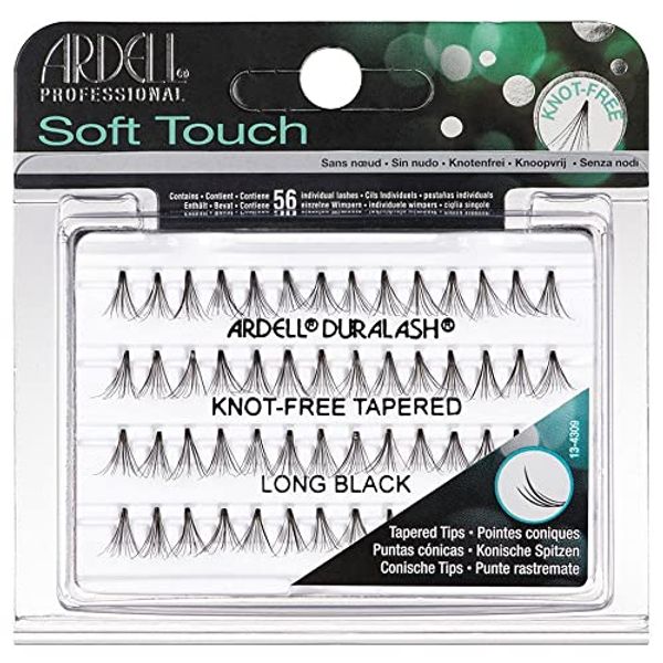 ARDELL Soft Touch Individuals Knot-Free Eye Lashes, Long, Black