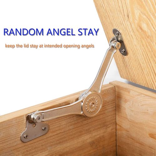 Toy Box Hinges Soft Close,APFFSY Lid Support Hinges,Lid Stay for Chest Wardrobe Closet Cupboard Wooden Box, Max Weight Support 50lb/2pcs