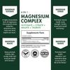 Magnesium Complex Supplement Extra Strength 350mg High Absorption Magnesium 90ct