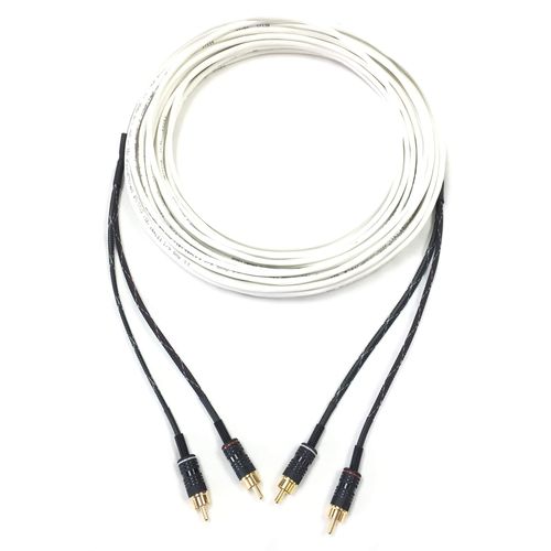 15 Foot Stereo RCA Plenum CL3P Audio Cable Male to Male by Custom Cable Connection 31092P