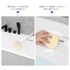 LANMU Bath Sponge, 3 Pieces, Replacement Sponge for Bath Cleaning, Bath Sponge, Repeated Use, Bathroom Cleaning Tool
