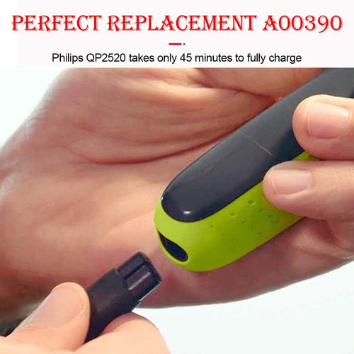 MEROM 4.3V 70MA(0.07A) Shaver Charger for A00390 Power Cord Compatible with Philips Norelco One Blade QP2520, QP2520 / 30, QP2520 / 70, QP2520 / 90 Hybrid Electric Trimmer and Shaver Power Supply