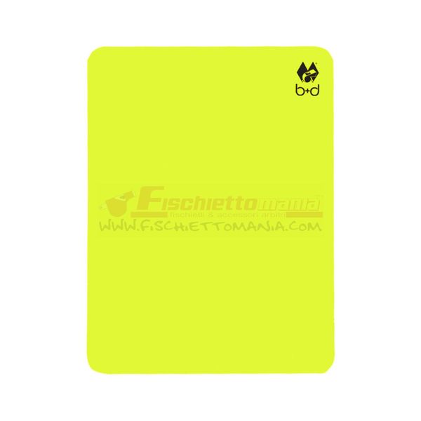 b+d Referee Disciplinary Card, Neon Yellow