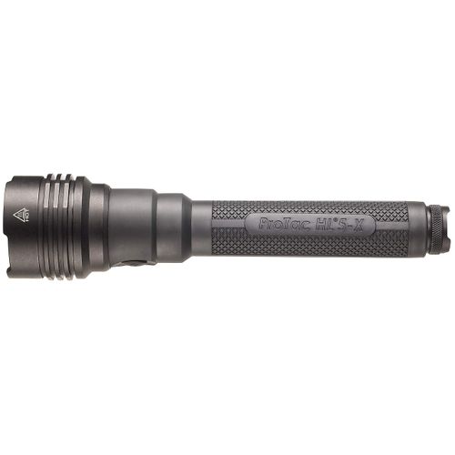 Streamlight 88074 ProTac HL 5-X 3500-Lumen Multi-Fuel Rechargeable Professional Tactical Flashlight with 4 x CR123A Lithium Batteries and Wrist Lanyard, Clear Retail Packaging, Black
