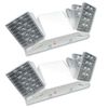 Hardwire LED Emergency Light Standard with Adjustable Heads, Backup Battery, UL Certified 2 Pack