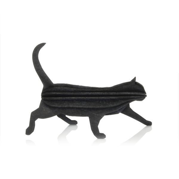 roviallflower Card Cat 12 in , blk