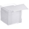 Herlitz 9x9x9cm Transparent Cube Note Box with White Sheets