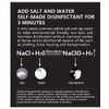 Portable Detergent Maker Spray Generator 500ml/17oz Sodium Hypochlorite Machine