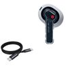 BoxWave Cable Compatible with Nothing Ear (Stick) - DirectSync PD Cable (3ft) - USB-C to USB-C (100W), Type C Braided 3ft Charge and Sync Cable - Jet Black