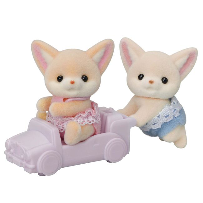 EPOCH Sylvanian Families KI-13 Fennec Fox Twins Dolls