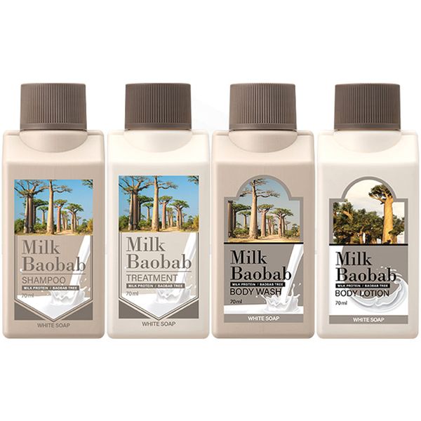 Milk Baobab White Soap Travel Kit