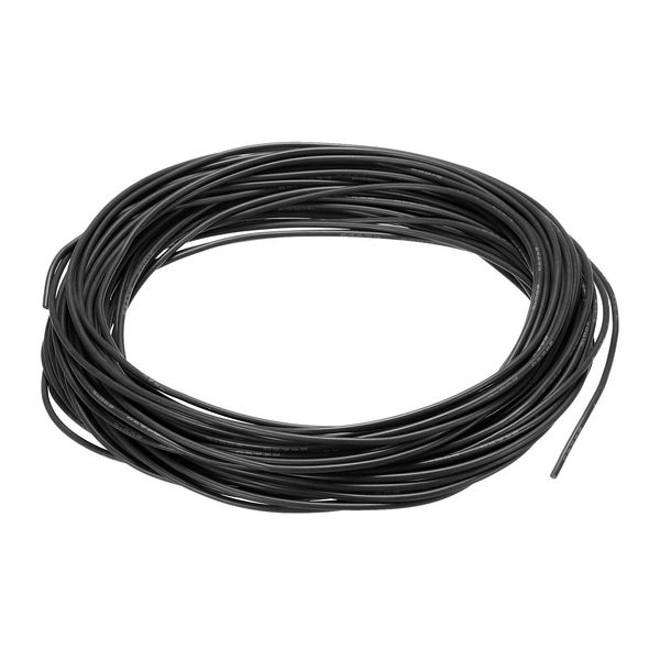 sourcing map 24 Gauge Silicone Wire 24AWG Electrical Wire Stranded Wire High-Temperature Hookup Wire Flexible Tinned Copper Wire Black 15m/49.2ft for Car Model Manipulator Electric Appliances