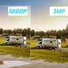 ANRAN 2.4/5G WiFi Outdoor Security Camera Wireless Pan/Tilt PIR Motion Detection