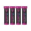 Fluid Tactical- Effervescent Hydration Tablets, Electrolyte Replacement & Dehydration Prevention, 4 Pack, 40 Servings (Mixed Berry)