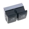 YINETTECH Switches Buttons Electric Window Control Driver Side, Limit Switch, 2-way, Black
