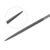 Sourcingmap 10Pcs Second Cut Steel Round Needle File with Plastic Handle, 4mm x 160mm