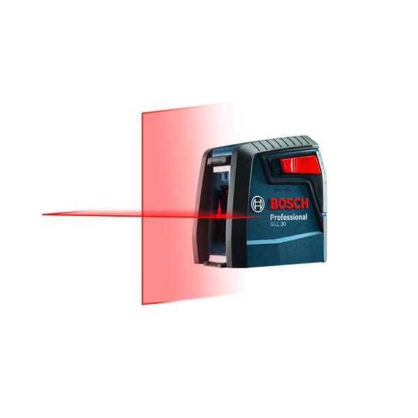 BOSCH GLL30 30ft Cross-Line Laser Level Self-Leveling with 360 Degree Flexible Mounting Device