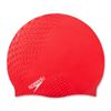 Speedo Unisex Bubble Active+ SwiMing Cap | Textured Design, Fed Red, One Size