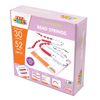 Junior Learning: Mathcubes - Bead Strings - 30 Activity Set, Build & Learn, Beads & Boards Hands On Math, Developmental & Education Set, Kids Ages 4+