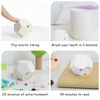 Senbos Mini Cube Timer, Rechargeable Pomodoro Countdown Timer 11 Preset Time Desk Timer Productivity Timer with Sound Vibrate Light Alarm Flip Timer for Time Management Workout Study Cooking