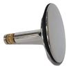 E2trade Adjustable Bath 47mm Pop Up Waste Plug Only with Flat Seal Chrome