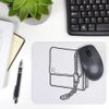 Azeeda 'Leather Wallet With Chain' Mouse Mat/Desk Pad (MO00029862)