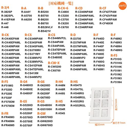 VANYAY RJK-30 Water Filter Hitachi Refrigerator with Automatic Ice Making Function [Tested in Japan] R-HW54R R-V38RV Ice Maker Filter R-HWS47N RJK-30-100 R-V32NV R-S40R R-HW49S R-HW60R R-HX54R R-KWC57R 32RV R-H 49S Replacement Filter Polypropylene [Compat