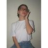 Oversized Blue Light Blocking Glasses Square Frame Crystal Gray Frame Eyeglasses