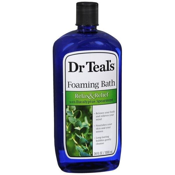 Dr. Teal’s Foaming Bath Relax & Relief with Eucalyptus 34 oz
