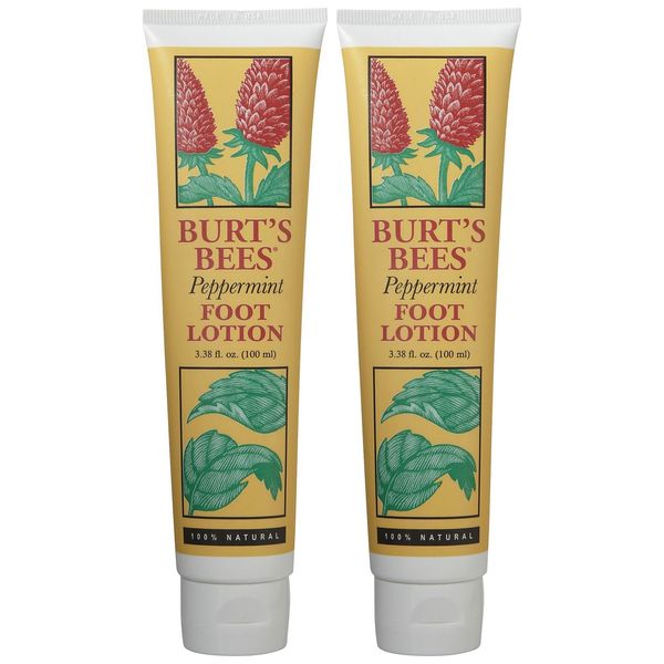 Burt's Bees Foot Creme, Peppermint, 3.38 oz, 2 pk