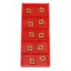 Carbide Turning Inserts CCMT21.51（CCMT060204）CCMT Insert Mutilayer Coated CNC Lathe Inserts for Lathe Turning Tool Holder Replacement Insert 10Pcs